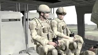 ArmA 2 - Fastrope Training | Gameplay | AMD Phenom x6 1055T 3.2GHz