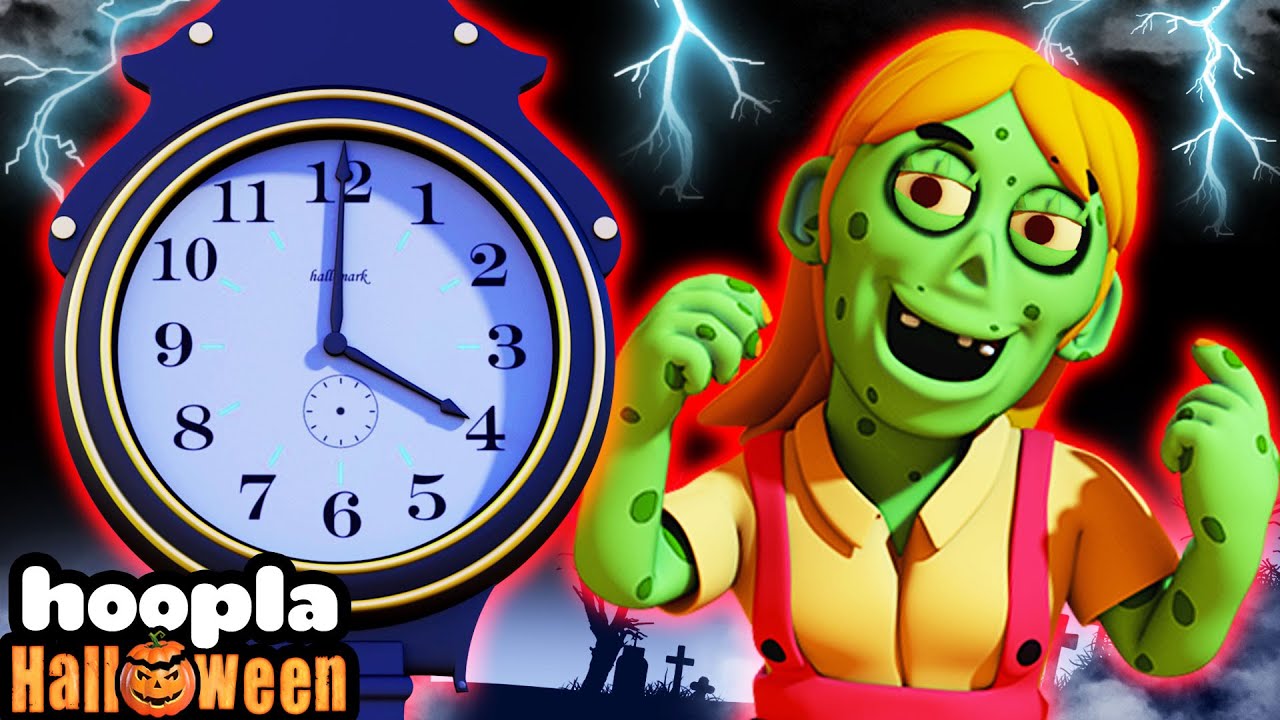 ⁣Hickory Dickory Dock | Spooky Nursery Rhymes For Children By Hoopla Halloween