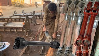 Manufacturing Process of PTO Shaft For Rotary Trailer || How to Measure and Cut a Tractor PTO Shaft