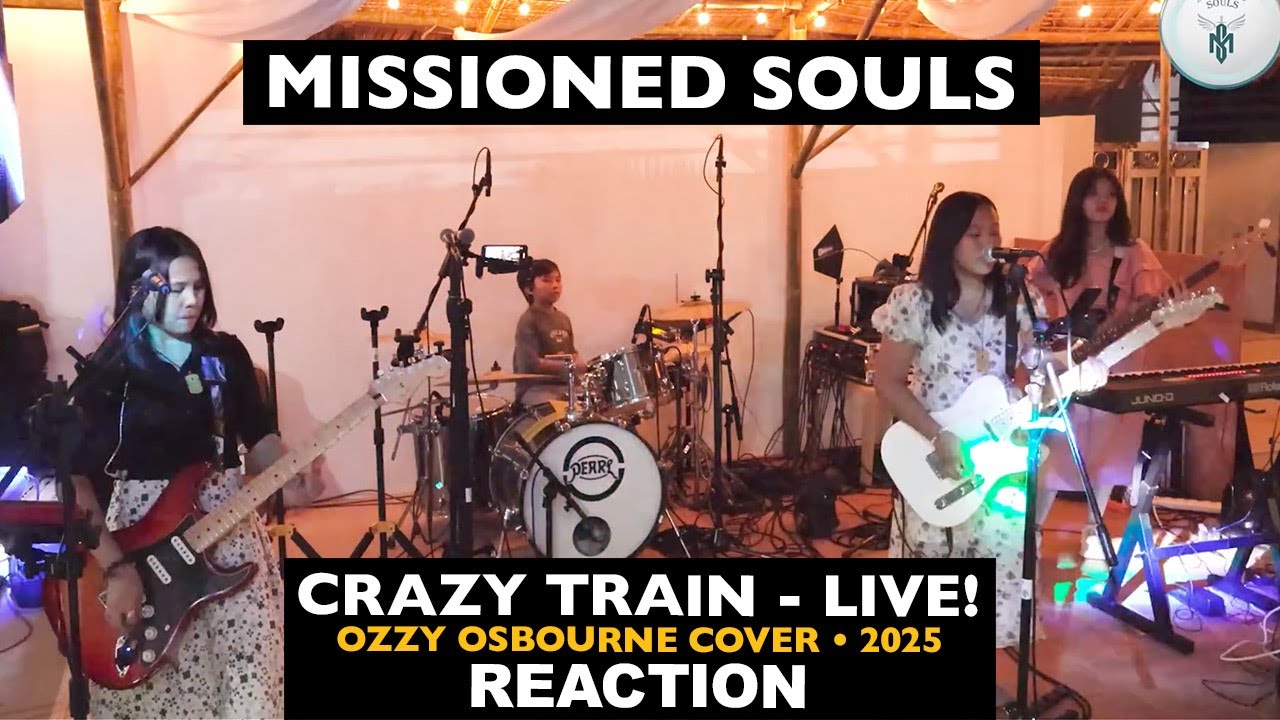 Musicians REACT to Missioned Souls: Crazy Train (LIVE Ozzy Osbourne cover, 2025)