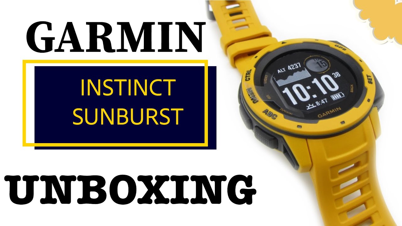 garmin instinct yellow