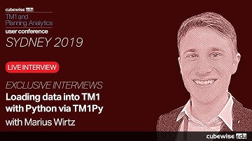 Loading data into TM1 with Python via TM1Py
