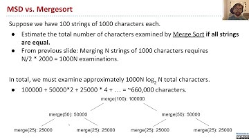 [Radix vs. Comparison Sorting1, Video3] - Hypothesis that Merge Sort will be Slower
