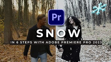 6 Simple Steps To Add Snow In Adobe Premiere Pro 2023!