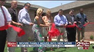 Moore Family Moves Into New Home