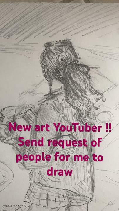 The person in the drawing is keziacook! Send requests of famous ppl