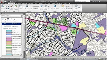 Buffer Analysis and Land Cover Exhibits with Civil 3D 2010