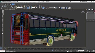Bus body making 3D Max tutorial = PART - 3