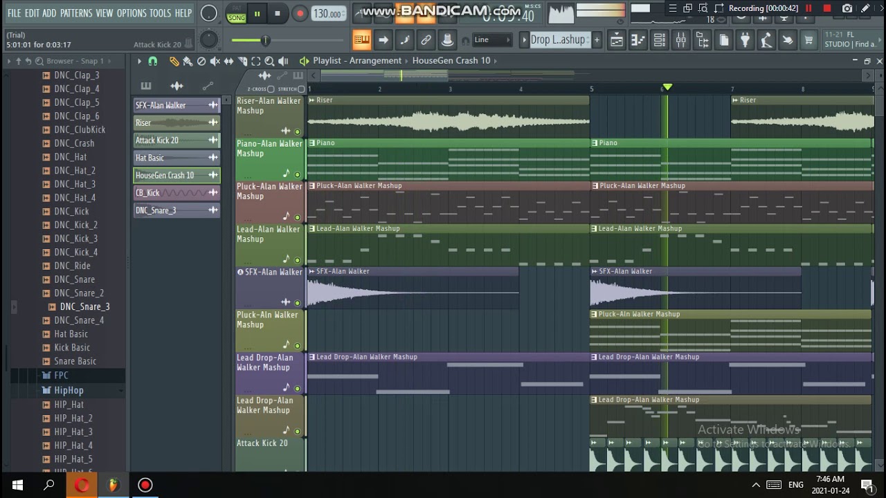 Alan Walker Songs Mashup-FLP(Remake)Cover