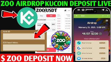 Zoo Airdrop Withdrawal | Zoo Tokens KuCoin Deposit | Zoo KuCoin Uid & Memo | $Zoo Deposit Address