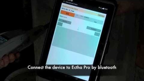 App Ectha R DRC for test hammer