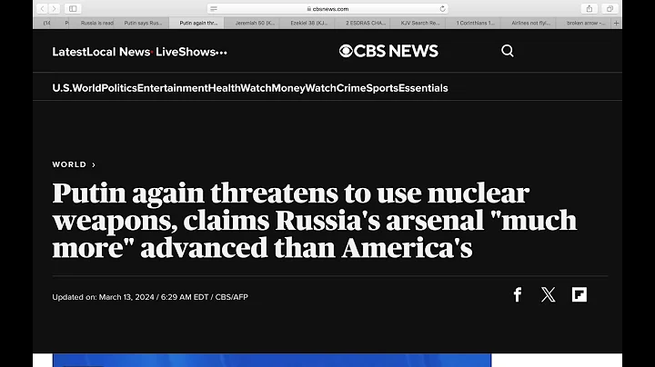 Putin warns Russia is ready to use Nuclear Weapons if Sovereignty Threatened