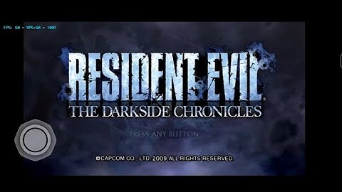 Resident Evil: The Darkside Chronicles, Dolphin MOD, Snapdragon 865/iqoo neo 3, HD resolution.