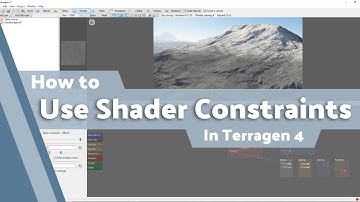 Terragen 4 Basics: Shader Altitude and Slope Constraints