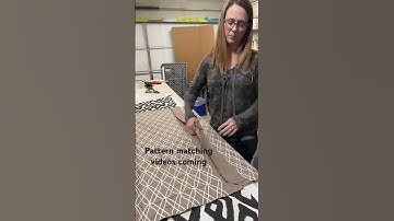 Pattern Matching #workroom #sewingtime #drapery #customdrapery #sewing #fabric #fabricmaterial #sew