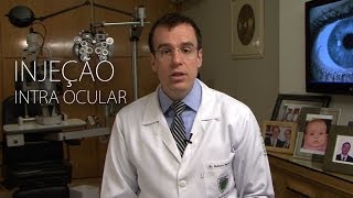 Mostrando ocular sob líquido membrana