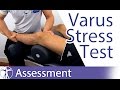 Varus Stress Test  Lateral Collateral Ligament - YouTube