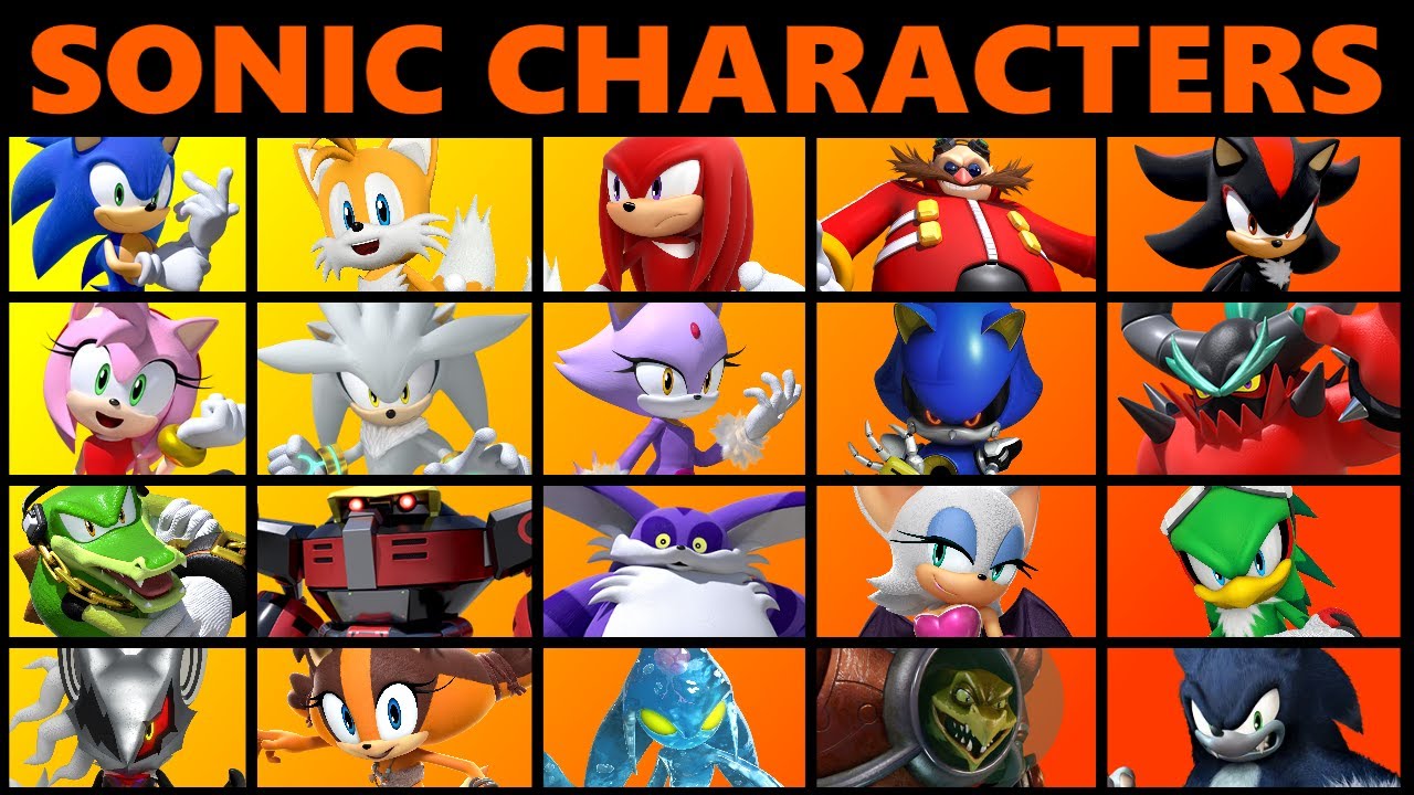 Sonic heroes names