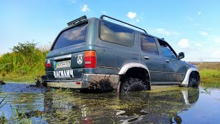 OFFROAD. Steep climb. Swamp [Toyota 4Runner vs NIVA vs UAZ vs Tundra]