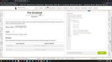 1013 solved with C++ Beecroud (URI)