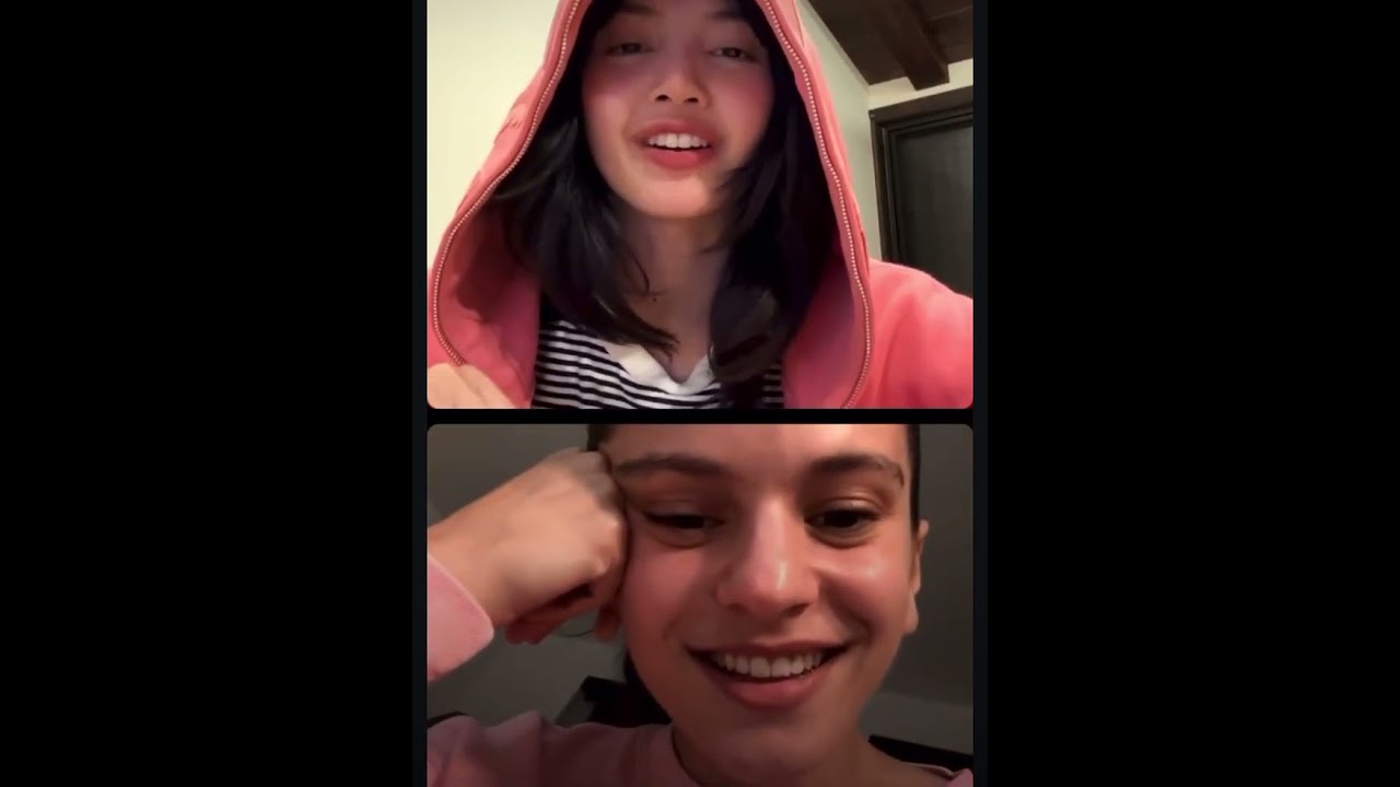 LISA INSTAGRAM LIVE WITH ROSALIA (FULL VIDEO)