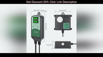 Deal INKBIRD ICC-500T Digital CO2 Controller Programmable CO2 Controller&Monitor for Agricultural L
