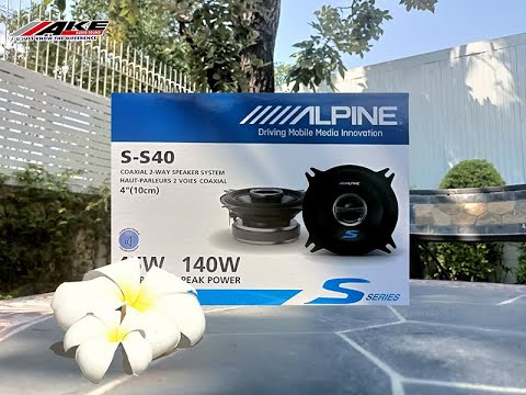 REVIEW COAXIAL 2 - WAY SPEAKER ALPINE S-S40 18/2/64