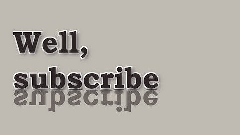 Gimp Tutorial: Basic Text Effects | Outline, Reflection and Drop Shadow