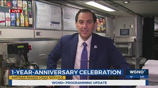 Amtrak Mardi Gras Service Line celebrates 1-year anniversary