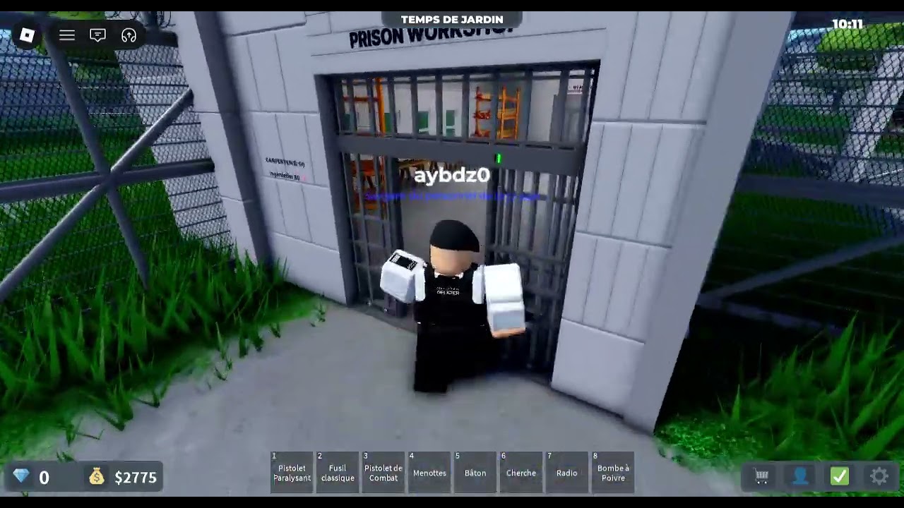Roblox)partie 2 sur escape prison