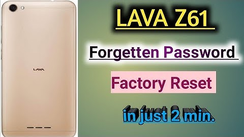 Lava Z61 Hard reset pin Lock | forget password | Pattern Unlock New 2020 | The UnReal Tech
