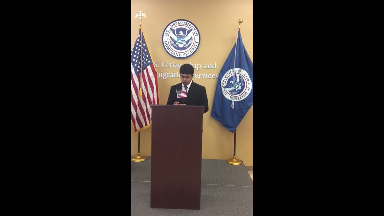 US Citizenship Pledge Of Allegiance