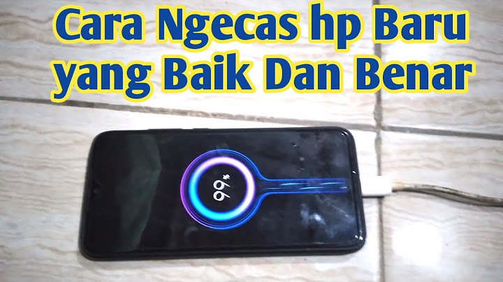 Berapa lama waktu cas hp baru