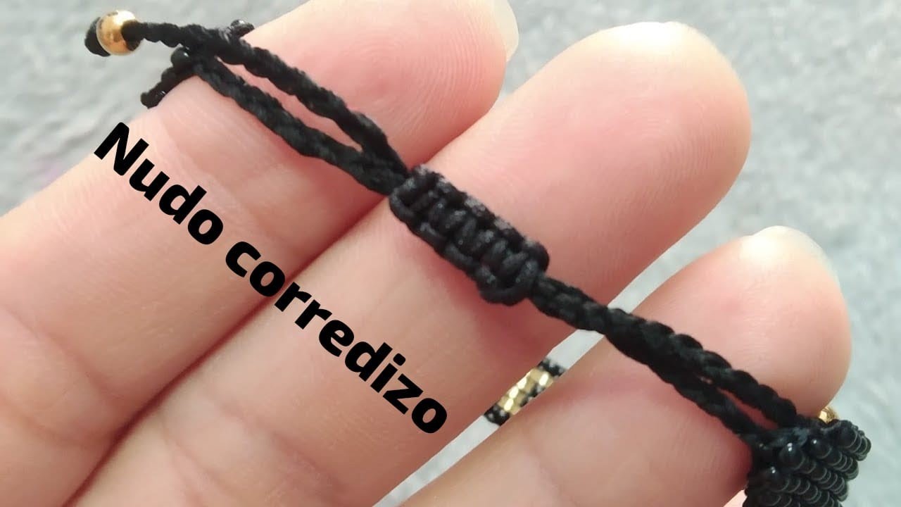 ✓PULSERA DE HILO PARA NIñAS CON NUDO CORREDIZO MUY FACIL DE HACER