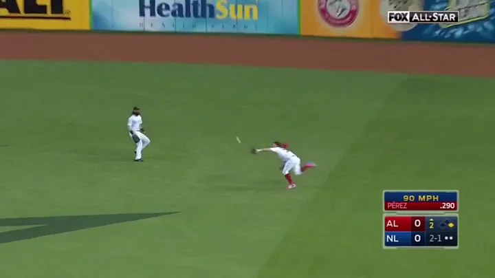 Bryce Harper amazing diving catch @All-star game