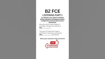 B2 First Certificate English (FCE) Listening Practice 2024 - Part 2 #fce #b2first #learnenglish