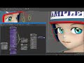 デフォルメキャラクターの目 : テクスチャの移動 ( Deformed Character Eyes : Move Texture )
