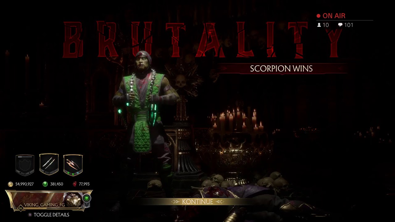 Showcasing new Deadly Hybrid Scopion skin   ...