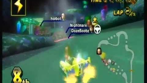 Mario Kart Wii - Best target shock ever