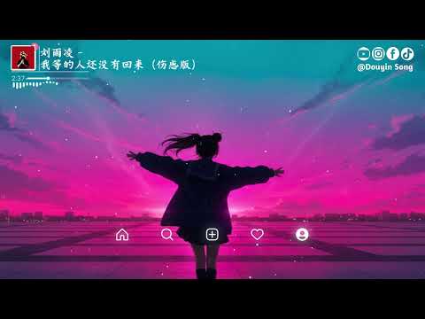 刘雨凌 - 我等的人还没有回来（伤感版）『窗外的天慢慢暗下来，心里的灯一直为你开，曾经的话还在耳边徘徊』【动态歌词MV】