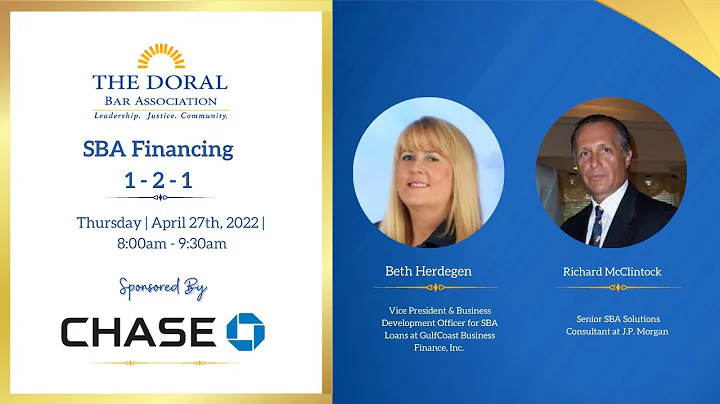 SBA Financing  1 - 2 - 1 with Beth Herdegen and Ri...