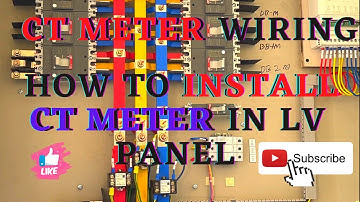 How to do wiring of CT Meter | How to Install CT meter | CT Connection