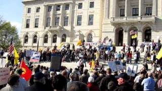 RI Tea Party Rally - ProJo Ignores Governor Carcieri's address