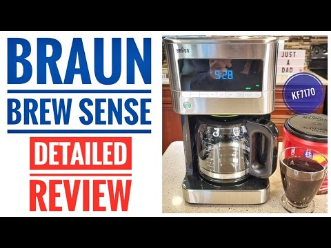 DETAILED REVIEW Braun BrewSense KF7170 Drip 12 Cup Coffee Maker HOW TO MAKE COFFEE