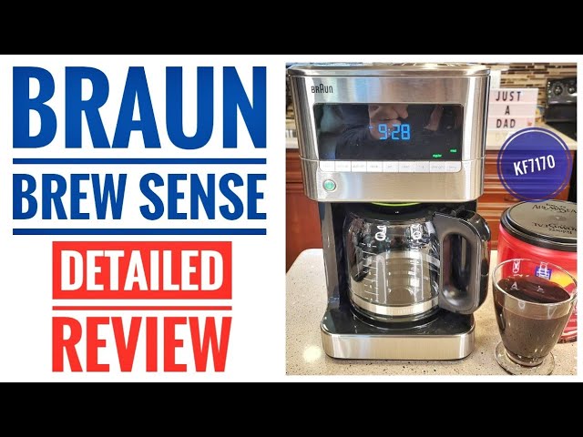 Braun BrewSense KF7150 review: Braun's compact coffee maker brews excellent  drip at a budget price - CNET