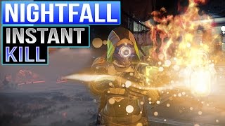 How To Kill The Nightfall Boss In 1 Second ! - Destiny Age Of Triumph  Fallen Saber Cheese? LOL