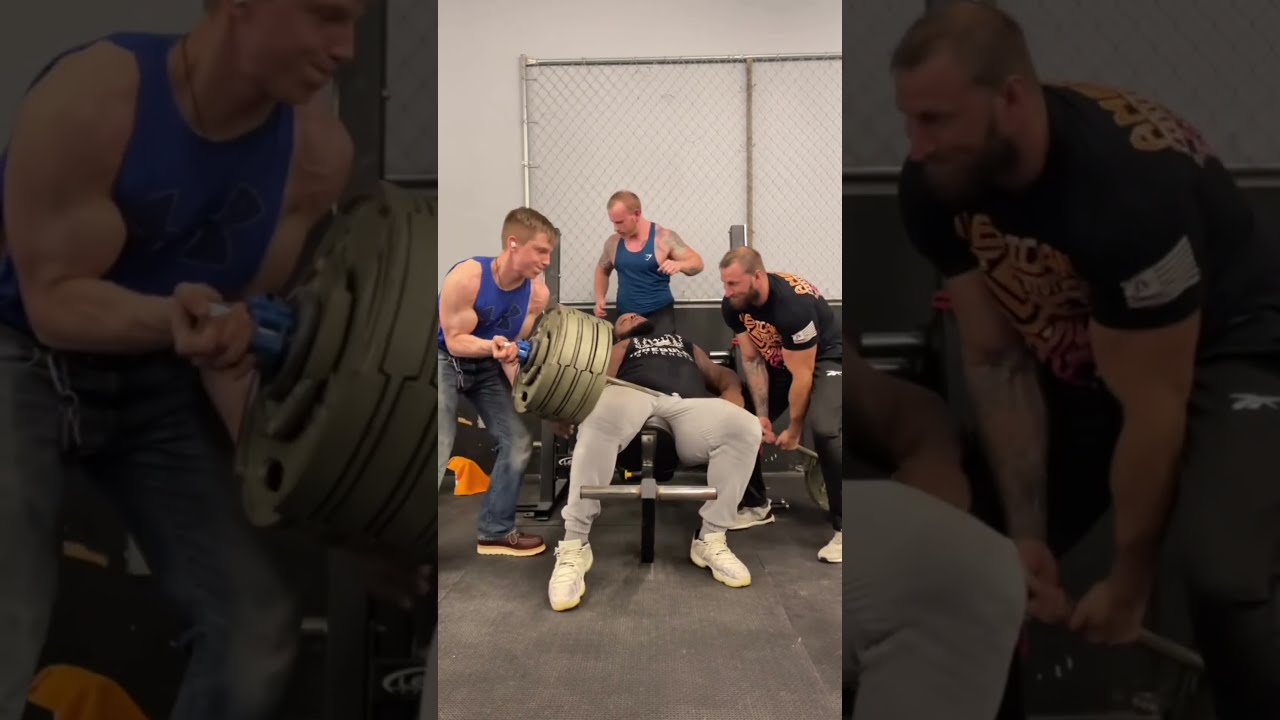 705LBS 319KG INCLINE BENCH PRESS FAIL BY JULIUS MADDOX Tore His Bicep And Rotator 