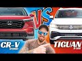 2023 honda crv hybrid vs 2023 volkswagen tiguan crossover suv comparison