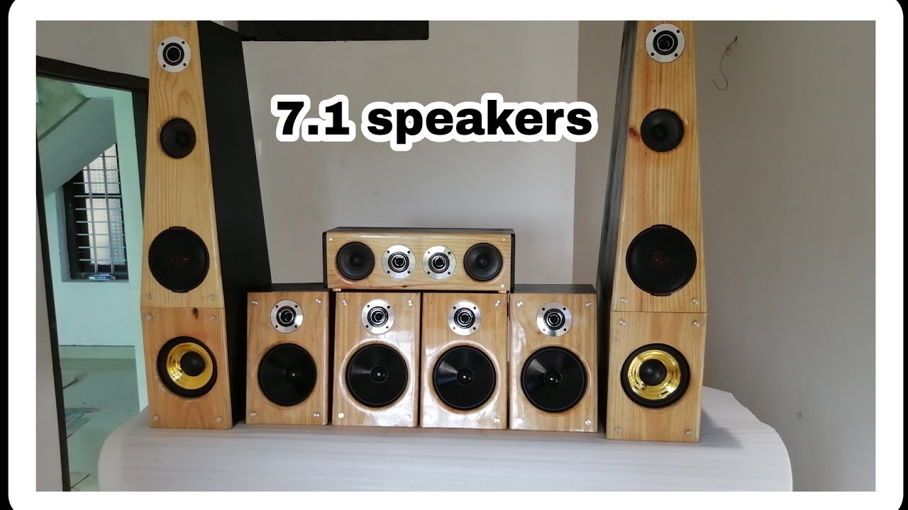 7.1 speakers for AVR ,Tower speaker, satellite speakers,centre speaker