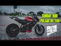 Sunday ride pulsar ns 200  ride or die  modified wheel cover